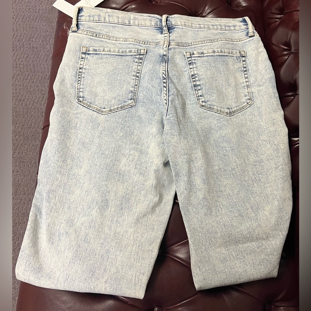 Jessica Simpson Flirt Straight Boot Acid Wash Jeans - Picture 7 of 11